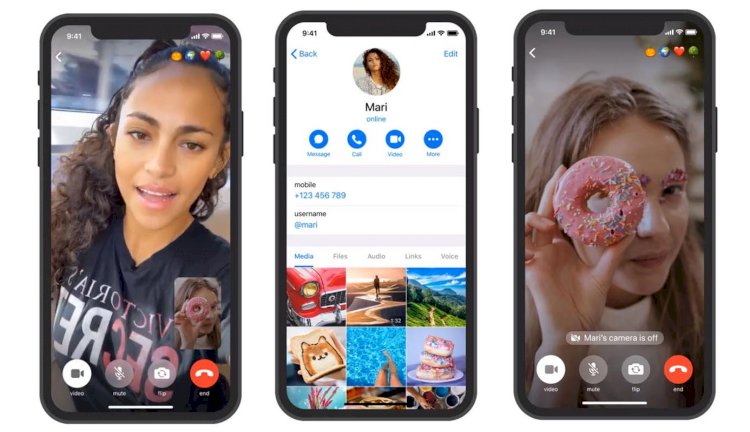 កម្មវិធី Telegram បន្ថែមមុនងារ video call ថ្មីទៀតហើយ