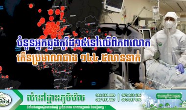 របាយការណ៍កូវីដ-១៩ ប្រចាំថ្ងៃ៖