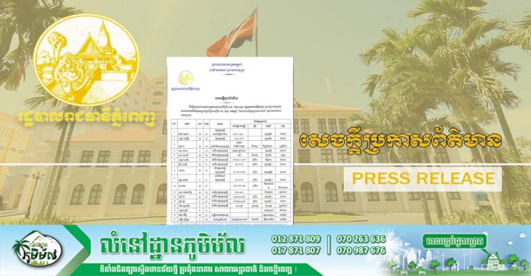 នៅថ្ងៃទី១១ ខែមេសា ឆ្នាំ២០២១ នៅរាជធានីភ្នំពេញ រកឃើញករណីវិជ្ជមានកូវីដ-១៩ ចំនួន ១៩៨ករណី អ្នកដែលពាក់ព័ន្ធសូមរាយការណ៍ជូនអាជ្ញាធរមូលដ្ឋានជាបន្ទាន់