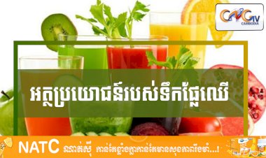 [វីដេអូ] # Ep.50 អត្ថប្រយោជន៍របស់ទឹកផ្លែឈើ