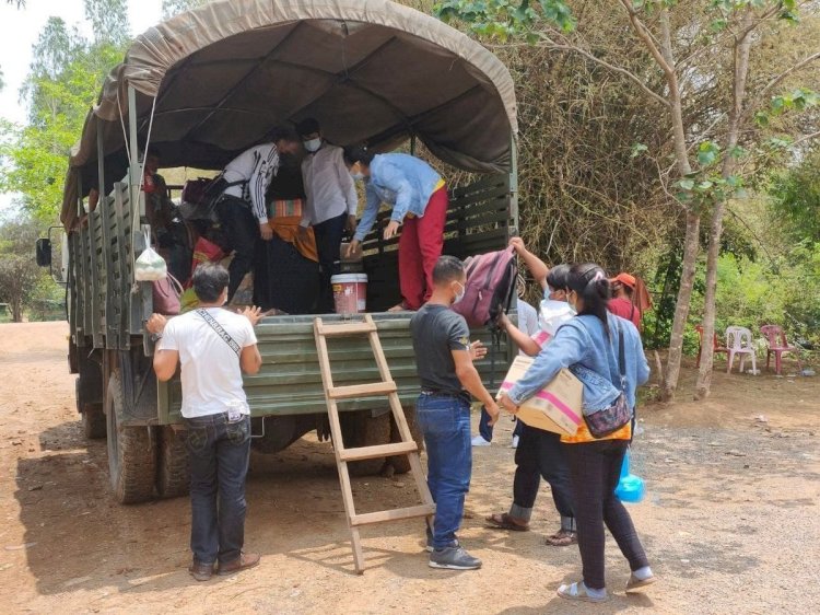 ប្រជាពលករខ្មែរ ដែលបានវិលត្រឡប់មកពីប្រទេសថៃ ចូលមកតាមច្រកអន្តរជាតិ សម្រាប់ខេត្តសៀមរាប សរុបចំនួន ៣៩នាក់