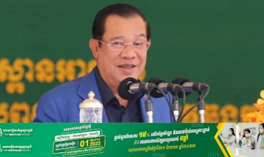 សម្តេចតេជោ ហ៊ុន សែន អញ្ជើញបើកការដ្ឋានសាងសង់ស្ពានអាកាសថ្មីនៅផ្លូវជាតិលេខ៥ ឫស្សីកែវ