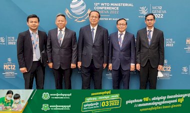 ឯកឧត្តម ប៉ាន សូរស័ក្តិ រដ្ឋមន្រ្តីក្រសួងពាណិជ្ជកម្ម ចូលរួមថ្លែងសុន្ទរកថាបើកសន្និសីទថ្នាក់រដ្ឋមន្រ្តីលើកទី១២ របស់អង្គការពាណិជ្ជកម្មពិភពលោក នៅទីក្រុងហ្សឺណែវ ប្រទេសស្វីស