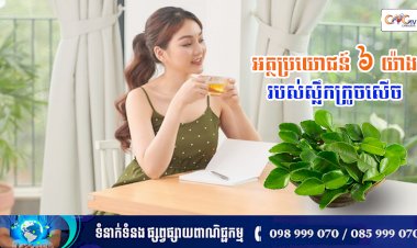 [វីដេអូ] នាទីសុខភាព Ep.148 ប្រធានបទ៖ អត្ថប្រយោជន៍ ៦ យ៉ាងរបស់ស្លឹកក្រូចសើច