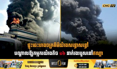 ផ្ទុះឆេះរោងចក្រគីមីយ៉ាងសន្ធោសន្ធៅ បណ្តាលឱ្យកម្មករយ៉ាងតិច ១៦ នាក់រងរបួសនៅឥណ្ឌា