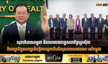 សុខាភិបាលកម្ពុជា និងសាធារណរដ្ឋសហព័ន្ធប្រេស៊ីល ពិភាក្សាកិច្ចសហប្រតិបត្តិការទ្វេភាគីលើសុខភាពសាធារណៈនៅកម្ពុជា